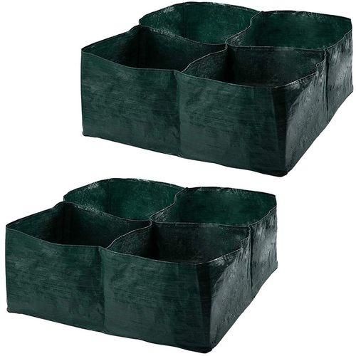 Garden Vegetable Planting Bag-4 Grid Square