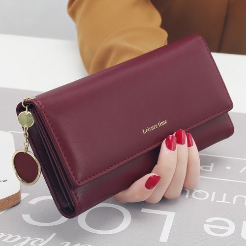 Ladies Wallet Long - Burgundy
