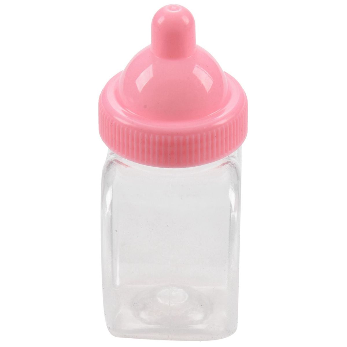Baby Shower Party Favours Decoration Candy Filling Heart Shape Bottles 9 x 5.5cm (Pink)