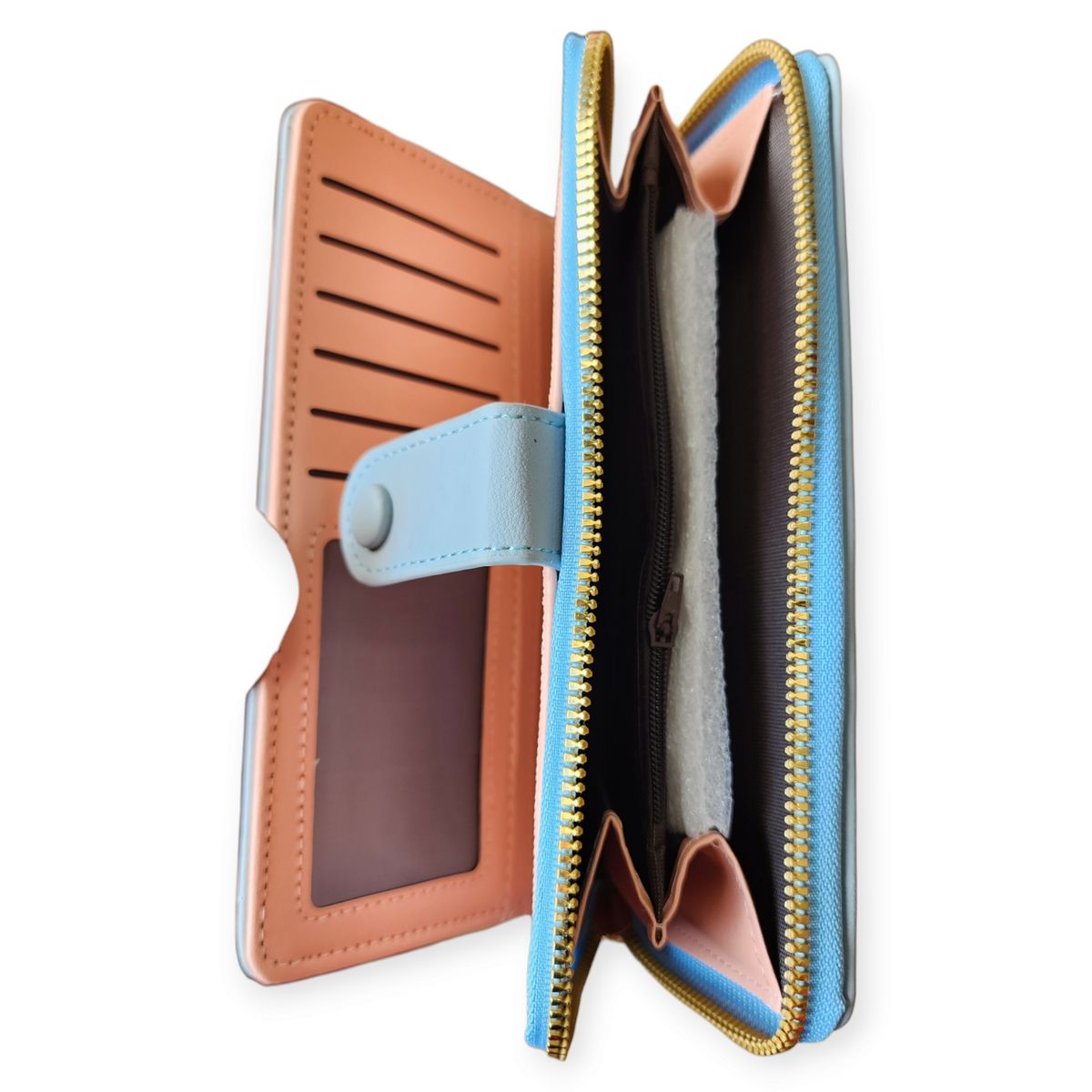 PU Leather Wallet - Blue