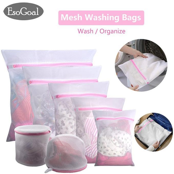 EsoGoal 7Pcs Mesh Laundry Net Bags Clothe Protection
