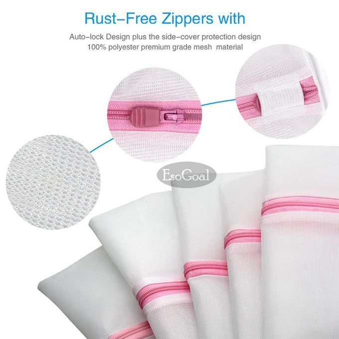 EsoGoal 7Pcs Mesh Laundry Net Bags Clothe Protection