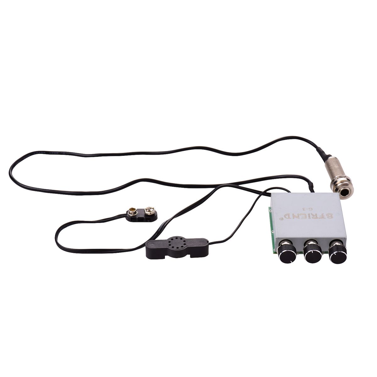 Acoustic Folk Classic Guitar Piezo Pickup Preamp Microphone
