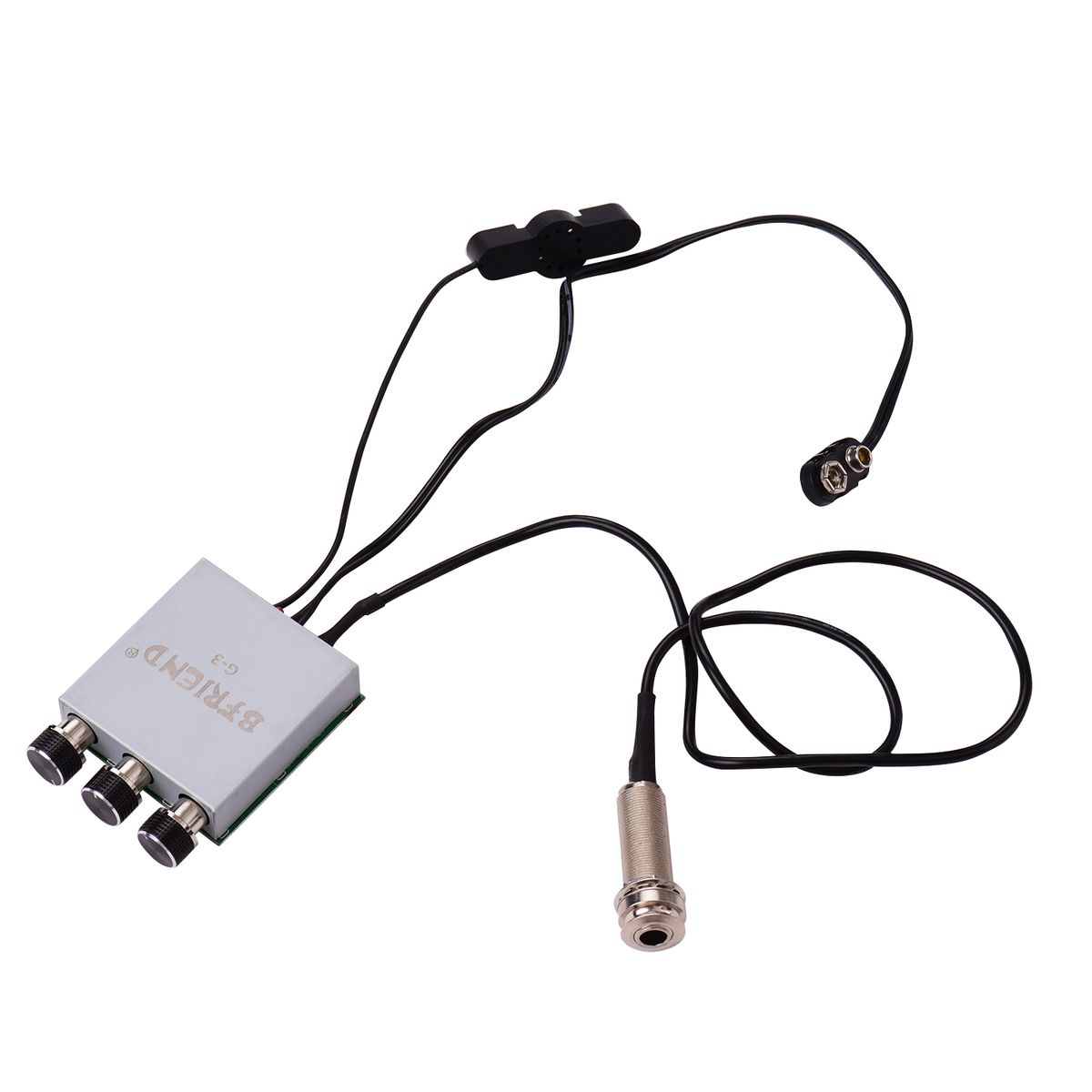 Acoustic Folk Classic Guitar Piezo Pickup Preamp Microphone
