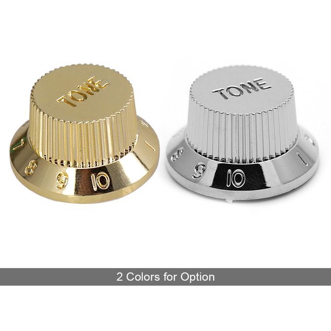 Electric Guitar Tone Volume Control Knobs 1 Volume/ 2 Tone