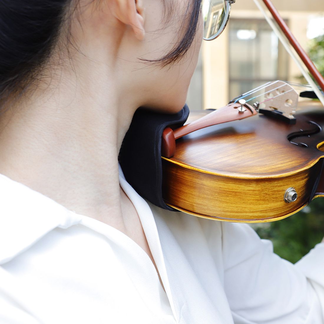 Violin Shoulder Rest Violin Velvet Shoulder Pad Violin Chin