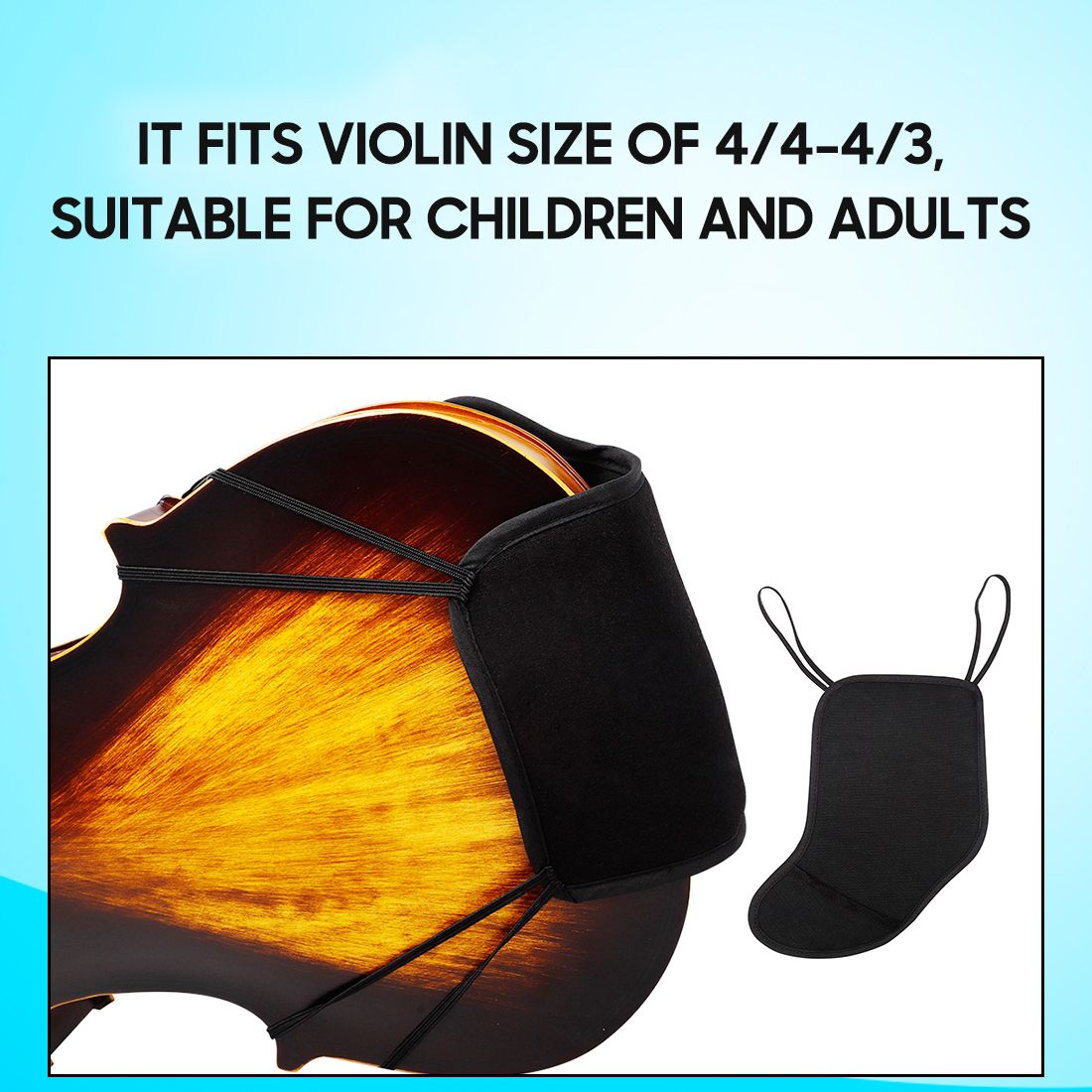 Violin Shoulder Rest Violin Velvet Shoulder Pad Violin Chin
