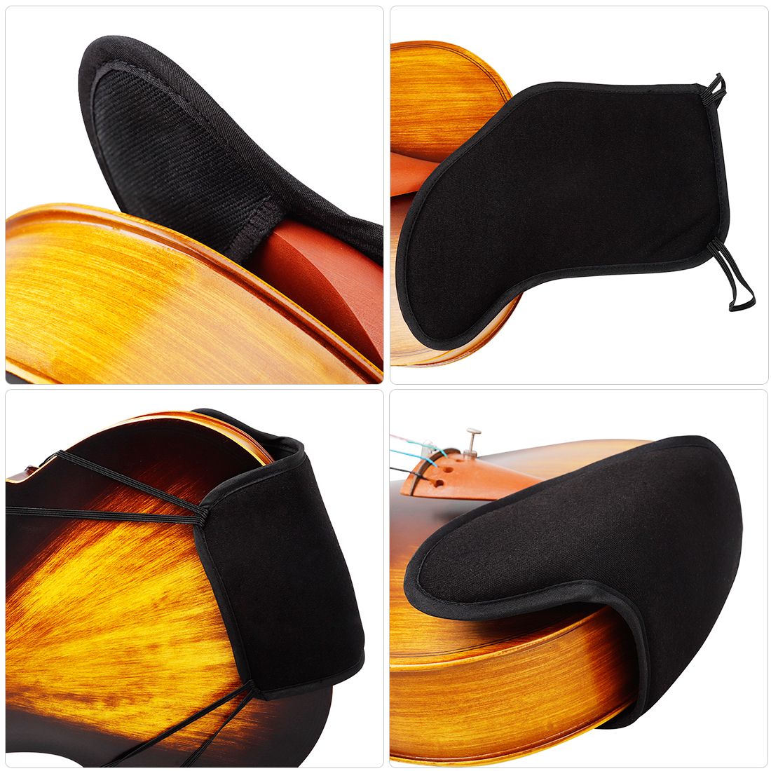 Violin Shoulder Rest Violin Velvet Shoulder Pad Violin Chin