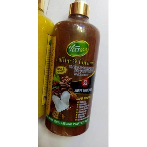 Coffee And Coconut Fast And White Shower Bath Gel Organic