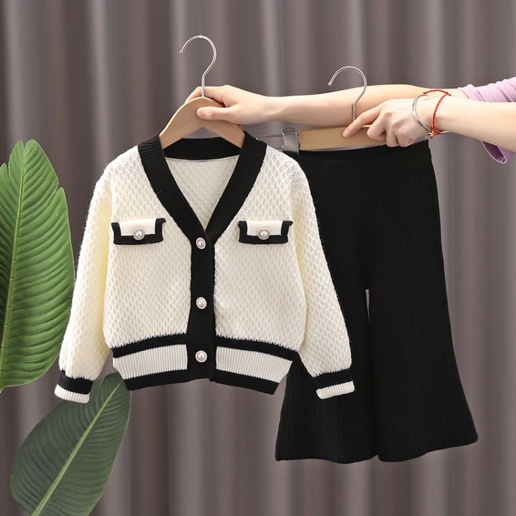 Baby Girls Winter Sweater And Pants Clothes Set