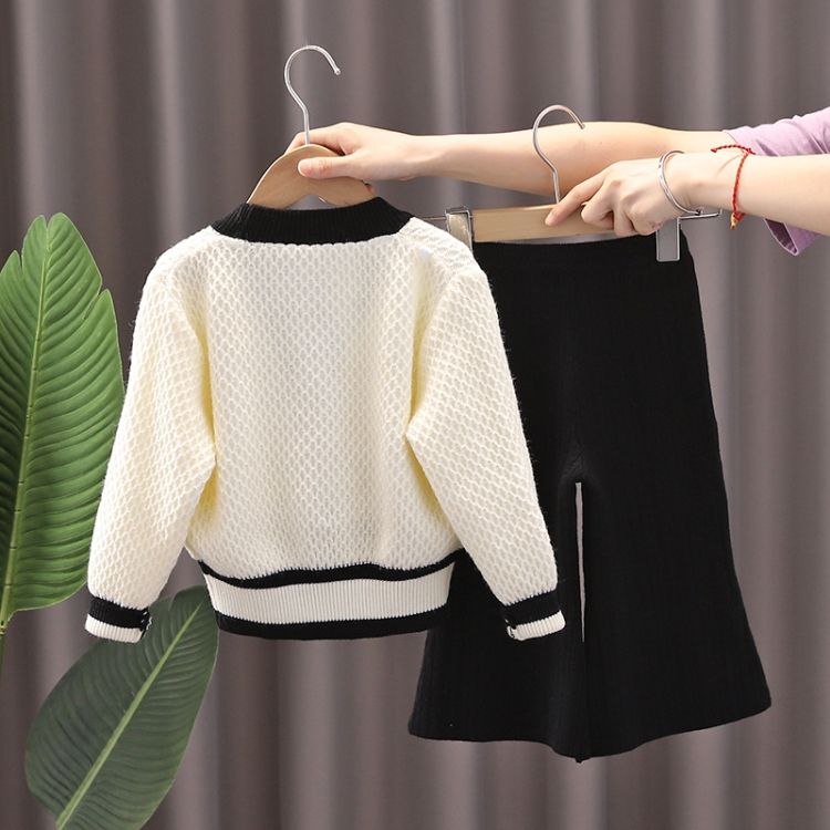 Baby Girls Winter Sweater And Pants Clothes Set