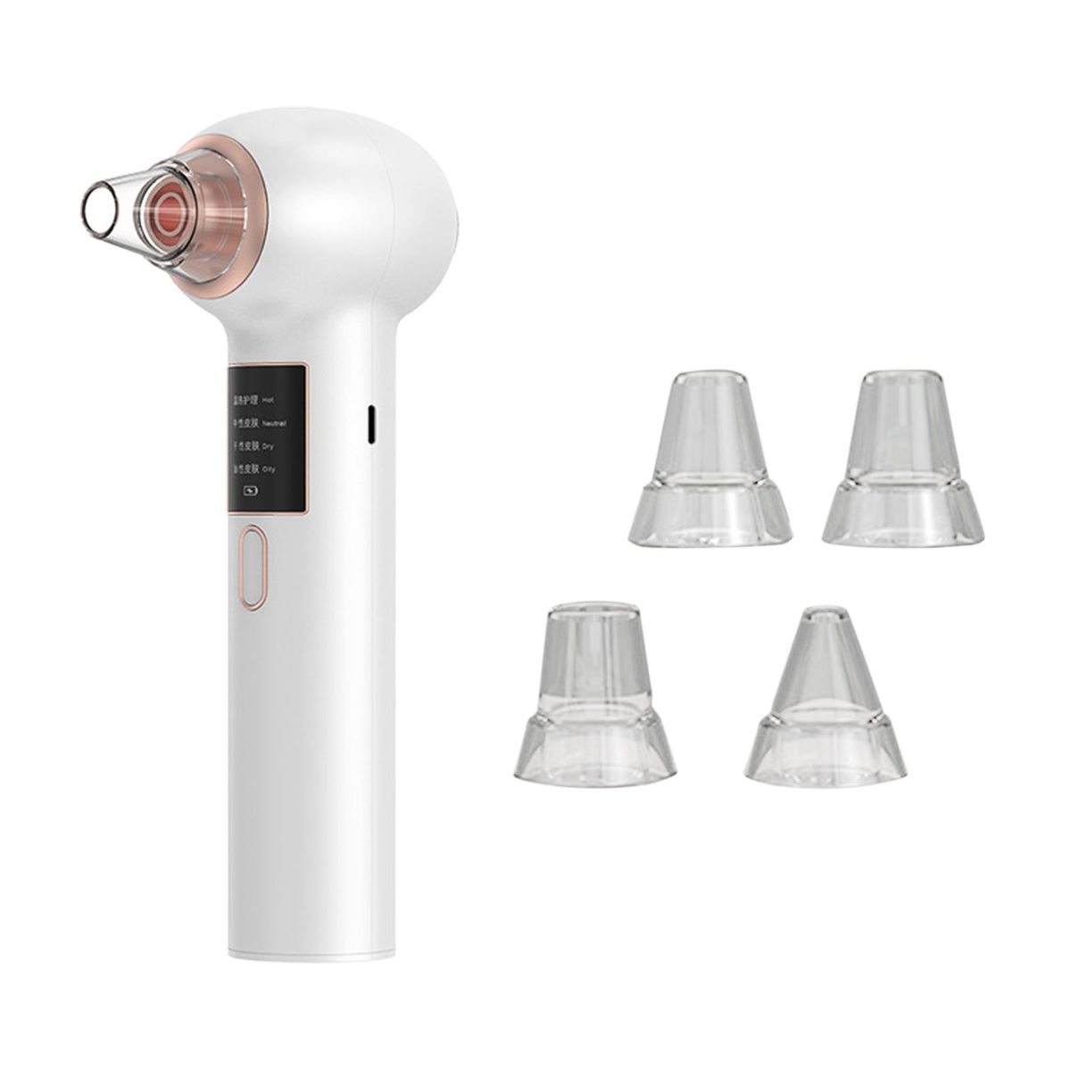 Electric Facial  Remover Suction Black Head Sucker For White