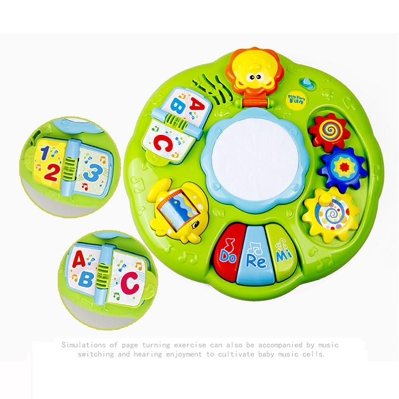 Early Education Study Table, Light Music Hand, Drum