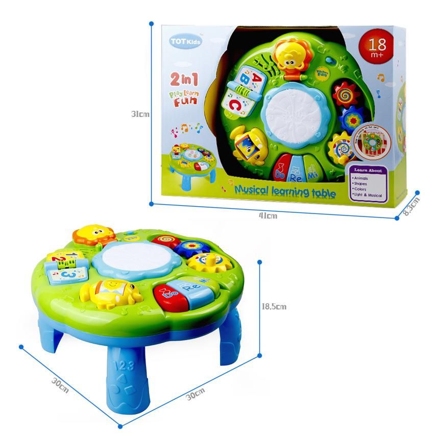 Early Education Study Table, Light Music Hand, Drum