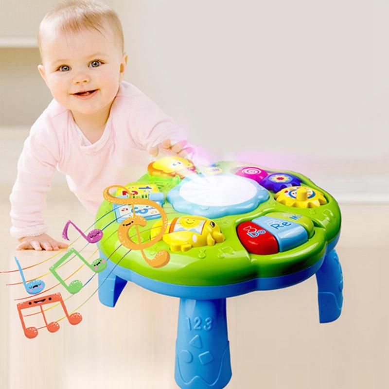 Early Education Study Table, Light Music Hand, Drum