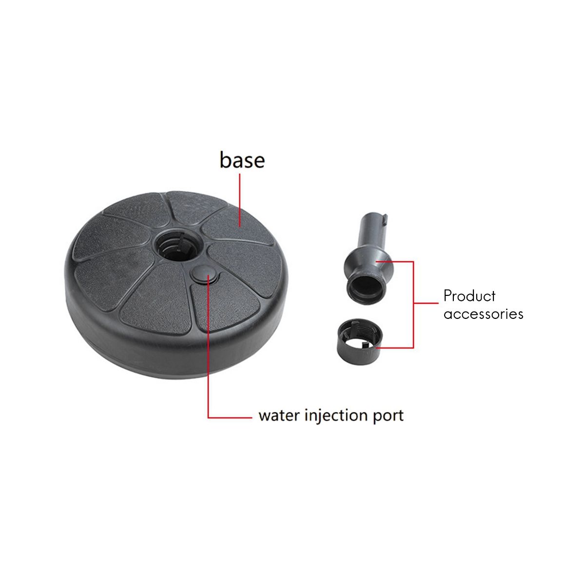 Beach Umbrella Base Suitable for Outdoor Co
