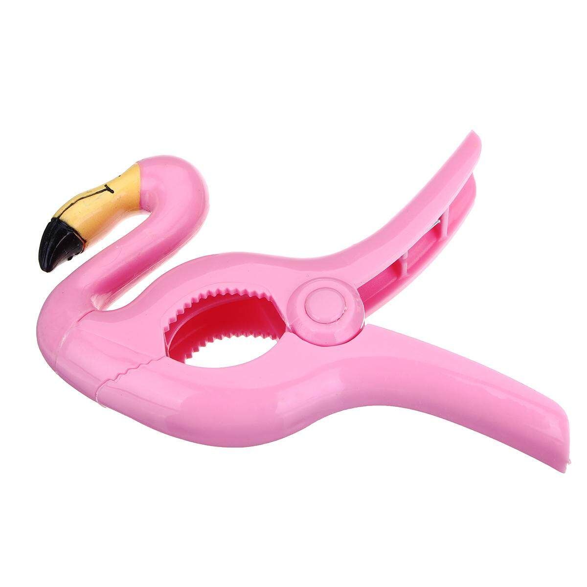 Plastic Beach Towel Large Clips Flamingo Shape Quilta Clothes Shoes Peg Grip
