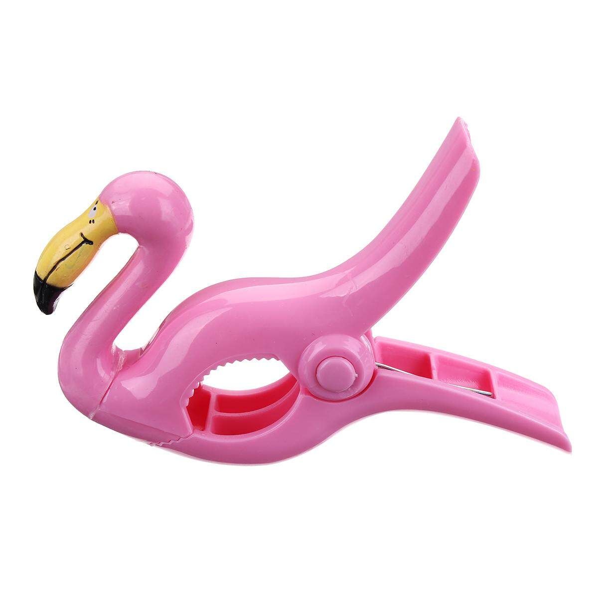 Plastic Beach Towel Large Clips Flamingo Shape Quilta Clothes Shoes Peg Grip