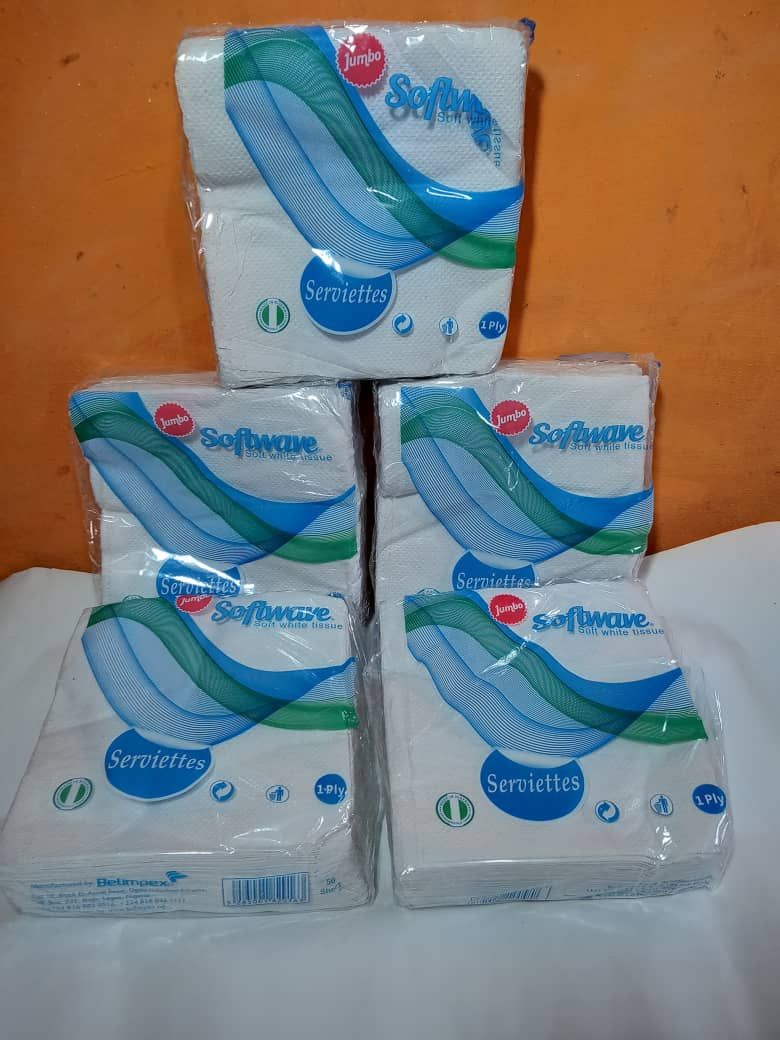 10 Pack Multi Purpose Softwave-White Serviette Paper