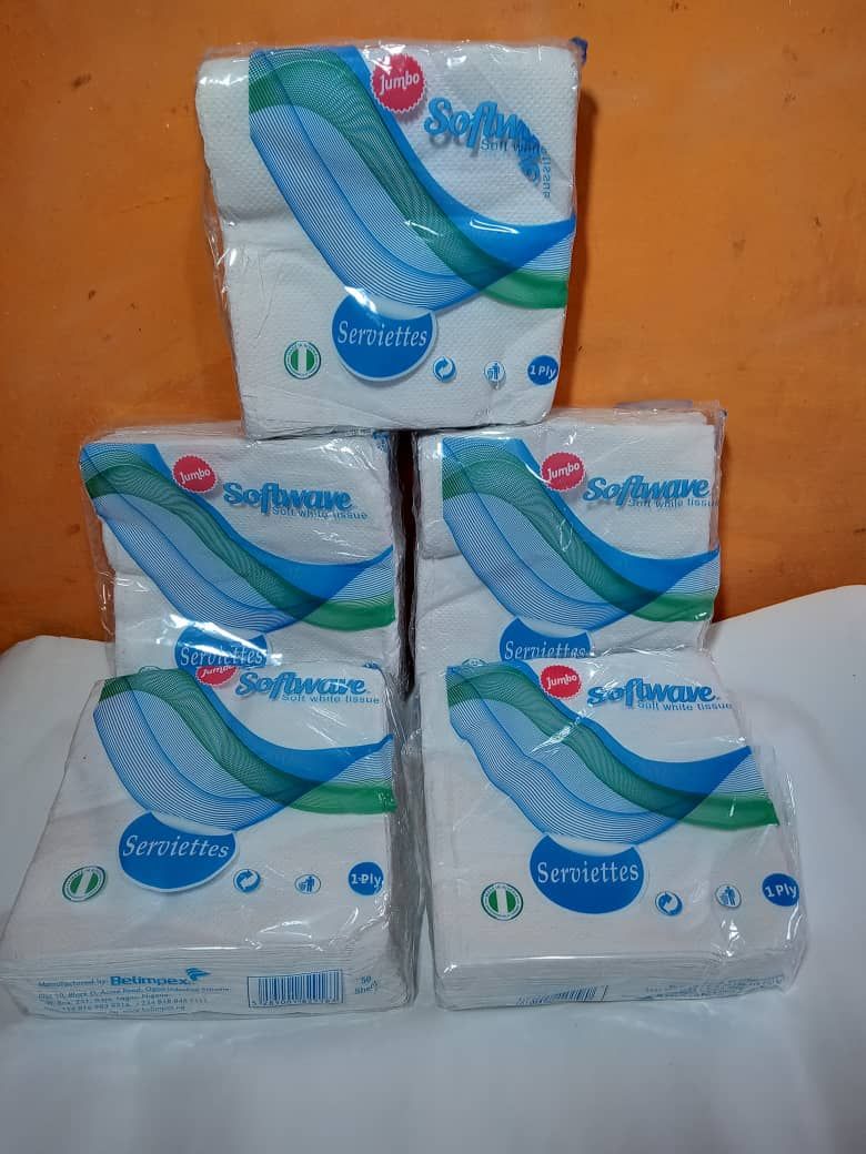 10 Pack Multi Purpose Softwave-White Serviette Paper