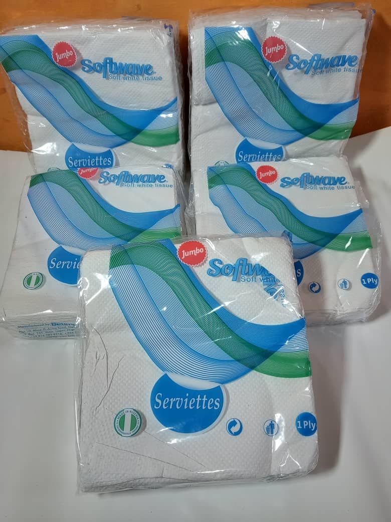 10 Pack Multi Purpose Softwave-White Serviette Paper