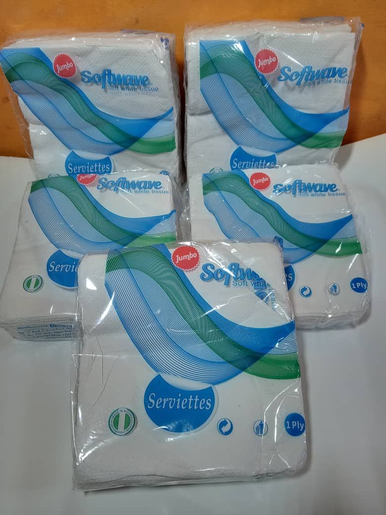 10 Pack Multi Purpose Softwave-White Serviette Paper