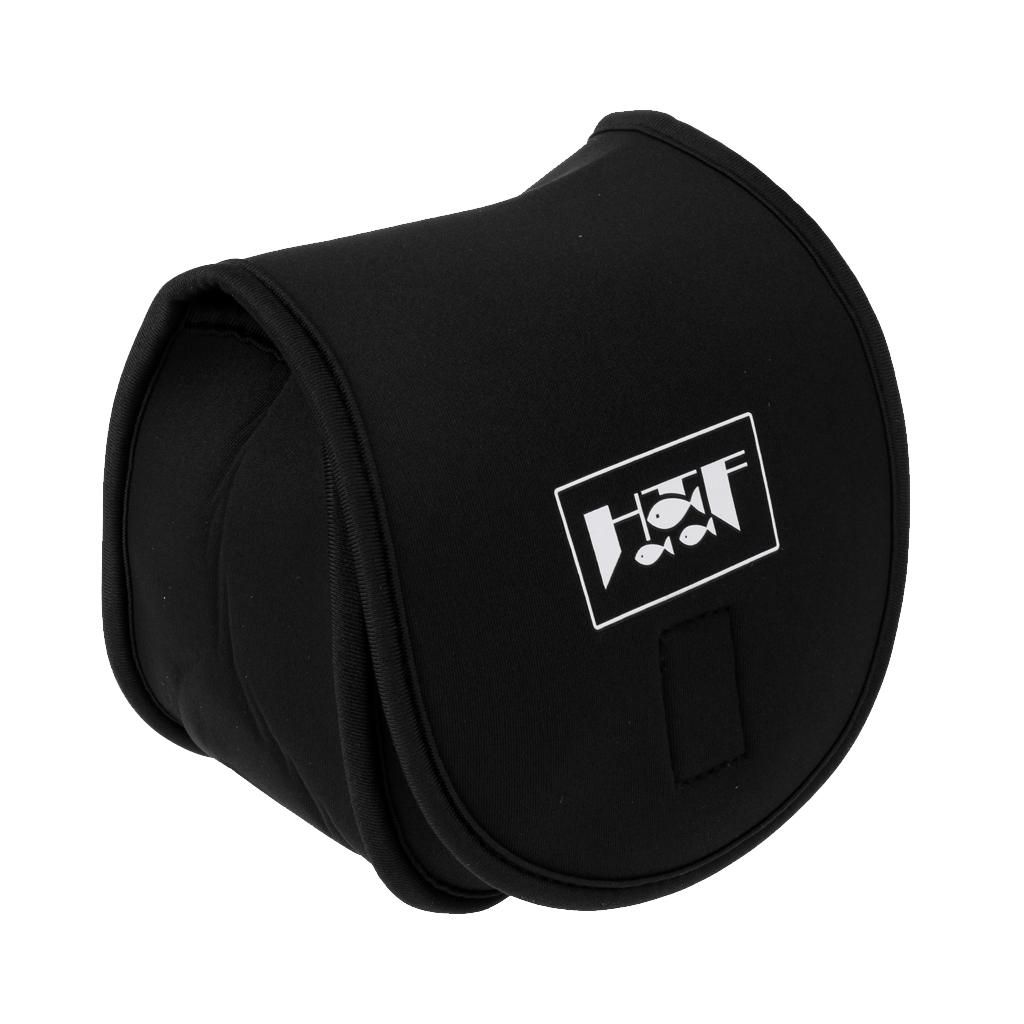 6Pcs Neoprene Fishing Reel Bag Waterproof