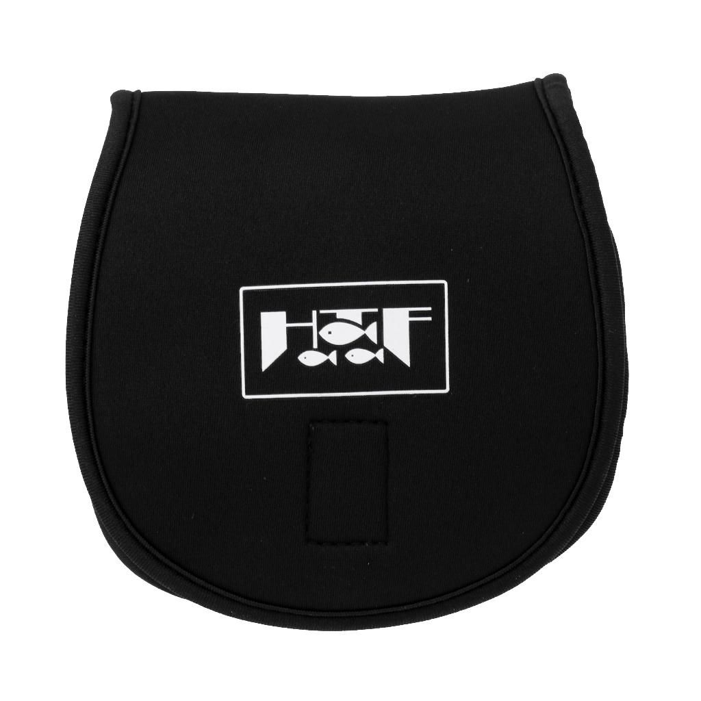 6Pcs Neoprene Fishing Reel Bag Waterproof