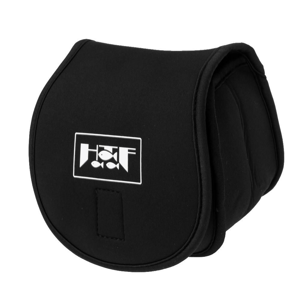 6Pcs Neoprene Fishing Reel Bag Waterproof