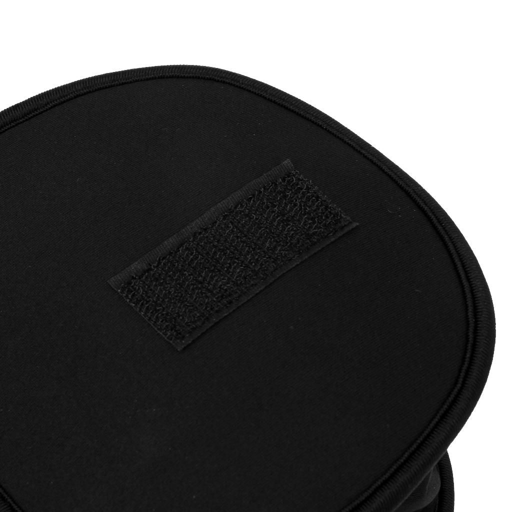 6Pcs Neoprene Fishing Reel Bag Waterproof