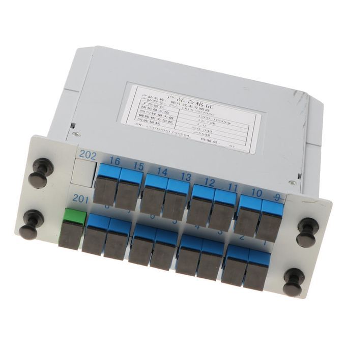 SC/UPC Port Digital Optical Splitter 1X16 PLC Fiber Optic Splitter For