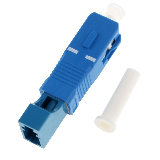 2.5 To 1.25mm SC Male To LC Female Adapter Single Mode Fiber Optic