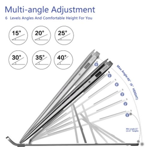 Adjustable Folding Laptop Stand Desk