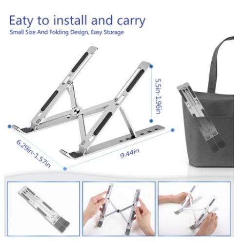 Adjustable Folding Laptop Stand Desk