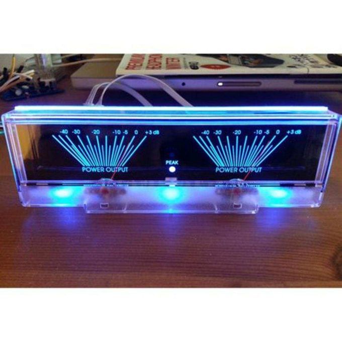 High Precision Dual Analog VU Meter Audio Level DB Meter DC12V V