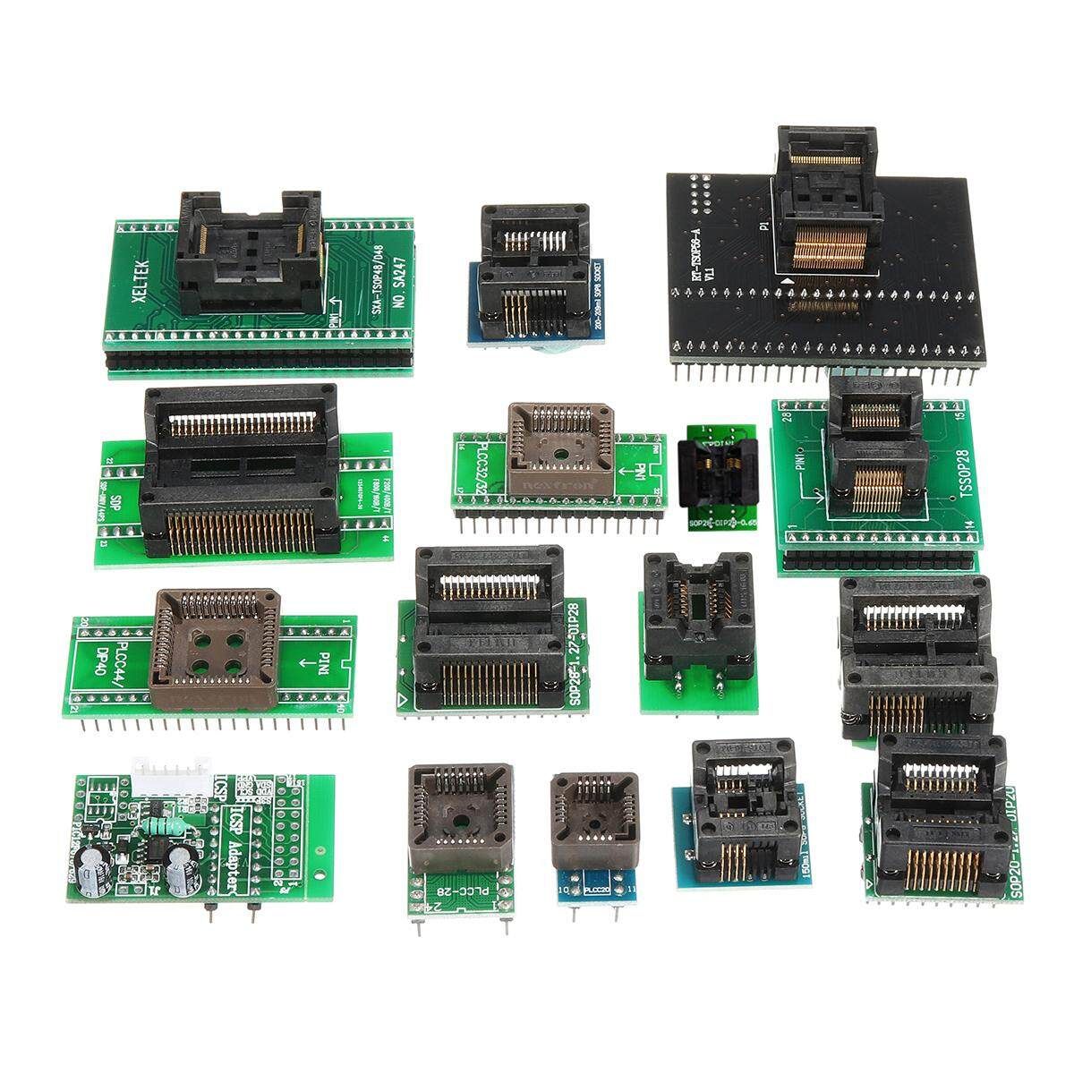 RT809H Flash Programmer EMMC-NAND +31 Adapters With Cables EMMC-NAND+Suction Pen