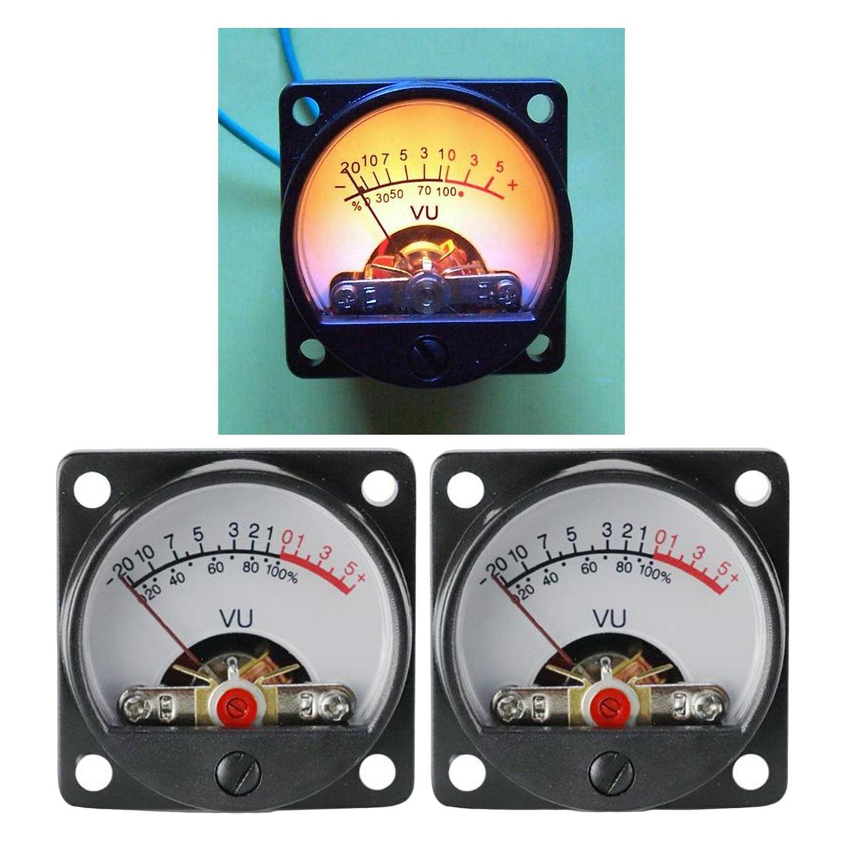 TR-35W Precision Panel VU Meter Audio Level Amp For Audio Recorder