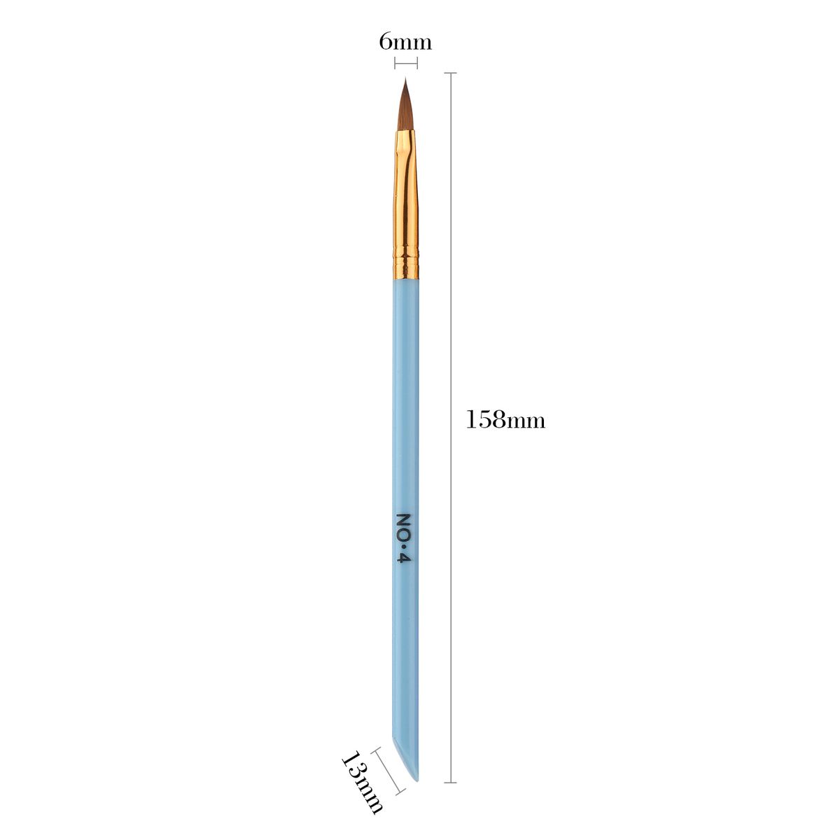 5pcs Acrylic Nail Art Brush Double-ended Nail Painting Pen Set