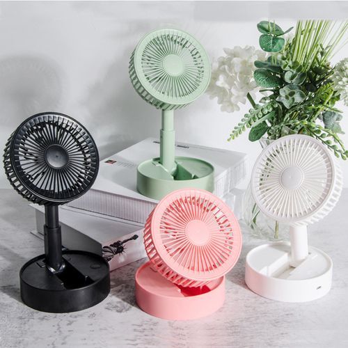 USB Rechargeable Fan Portable Mini Foldable Telescopic Fan