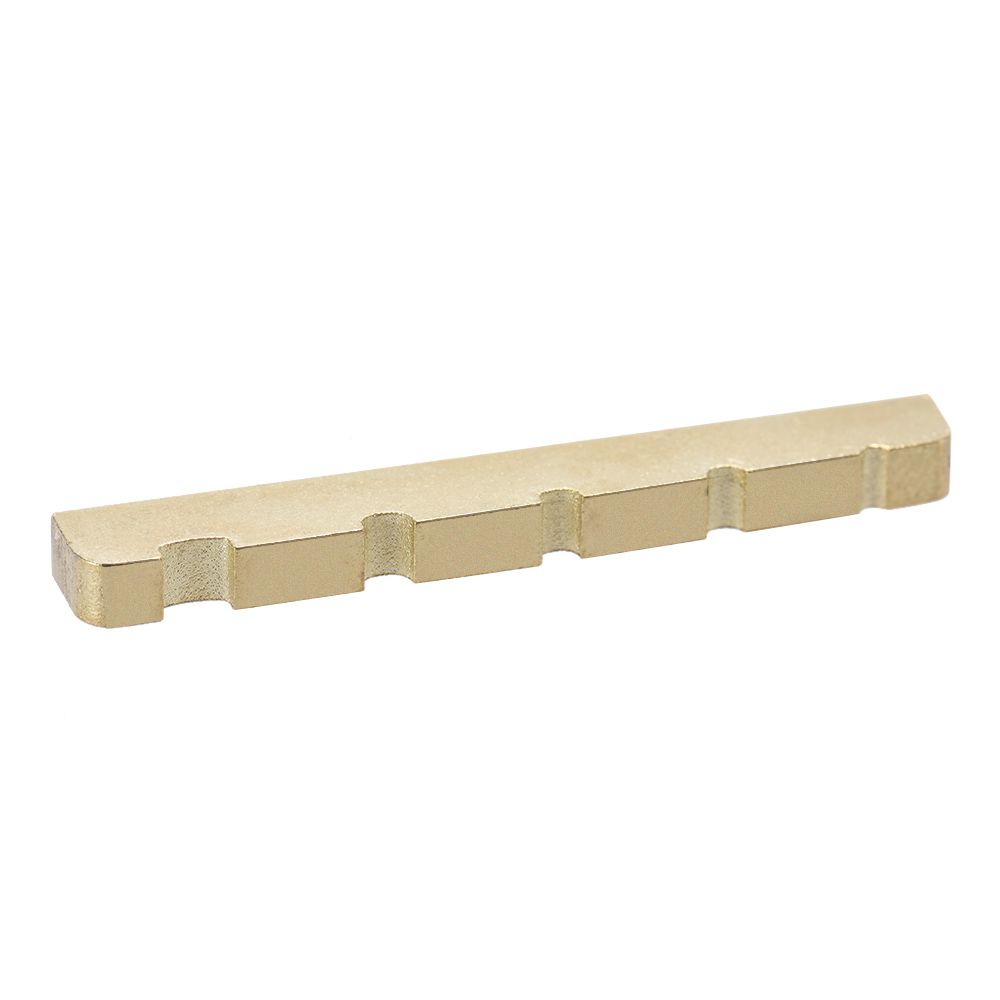 Pre-slotted Brass String Nut For 5-string Electric Bass