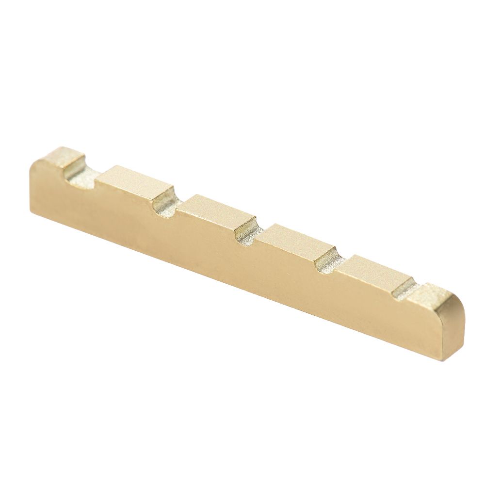 Pre-slotted Brass String Nut For 5-string Electric Bass