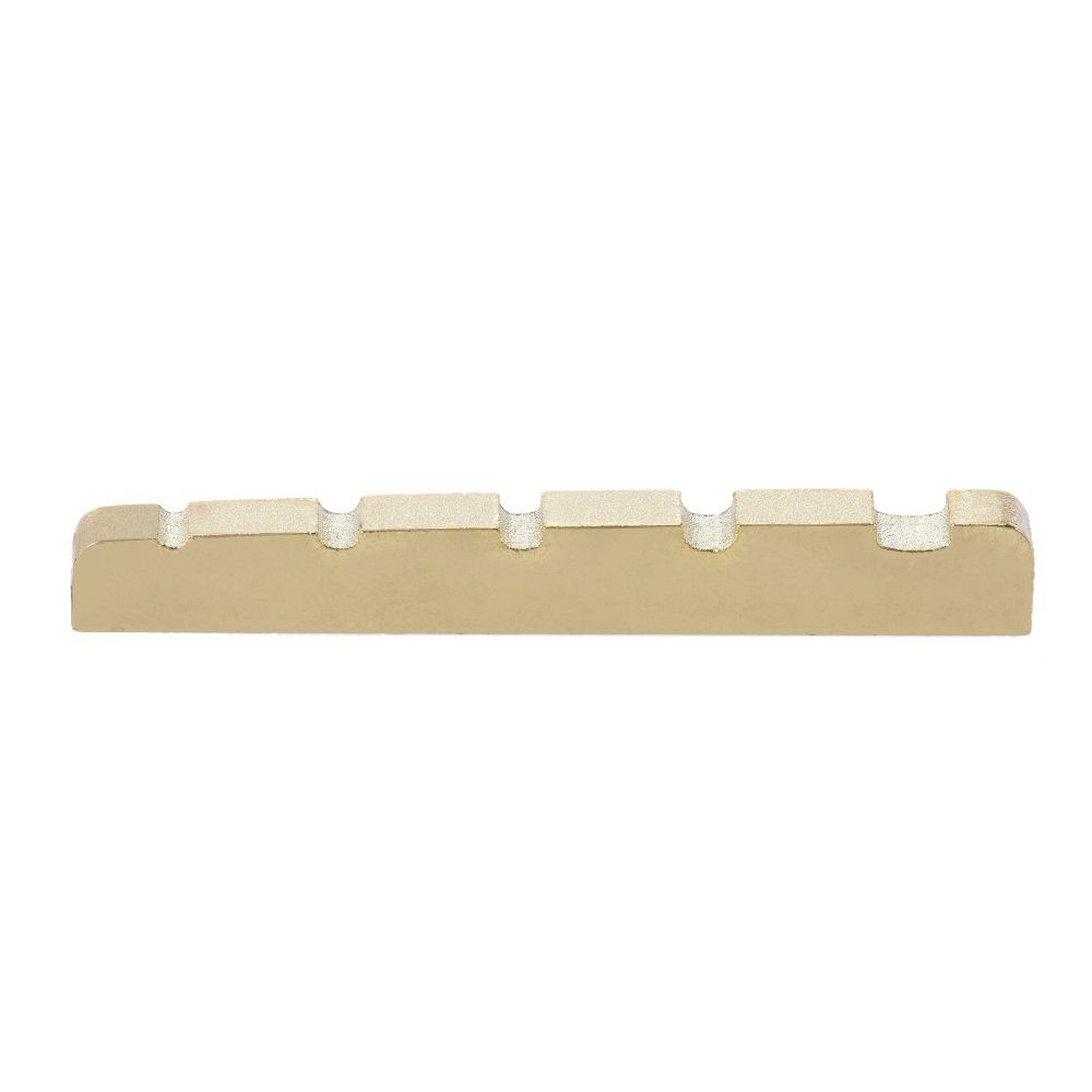 Pre-slotted Brass String Nut For 5-string Electric Bass