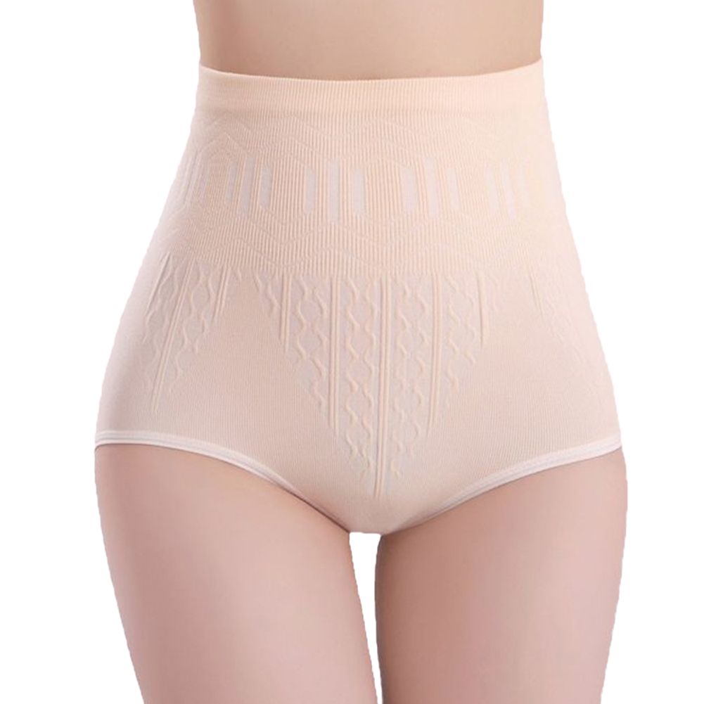 (Pink)Waist Trainer  Lifter Women Solid Color Seamless High Waist Shapewear Tummy Control Corset Briefs Shapers Safety Short Pants DOU