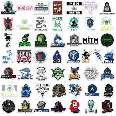 Wholesome 50pcs Laptop Stickers For CyberSecurity Engineers
