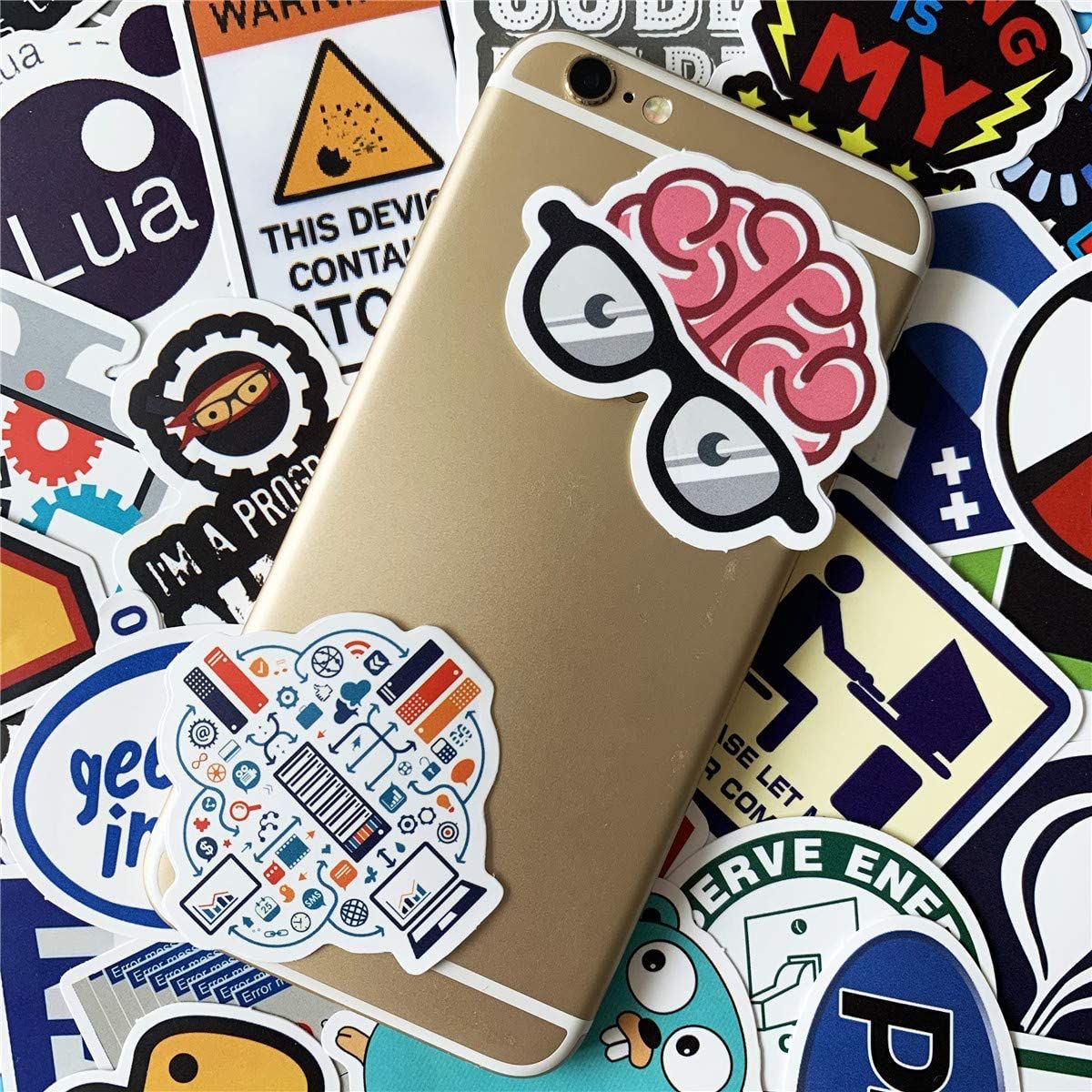 Wholesome 50pcs Laptop Stickers For Software Developers