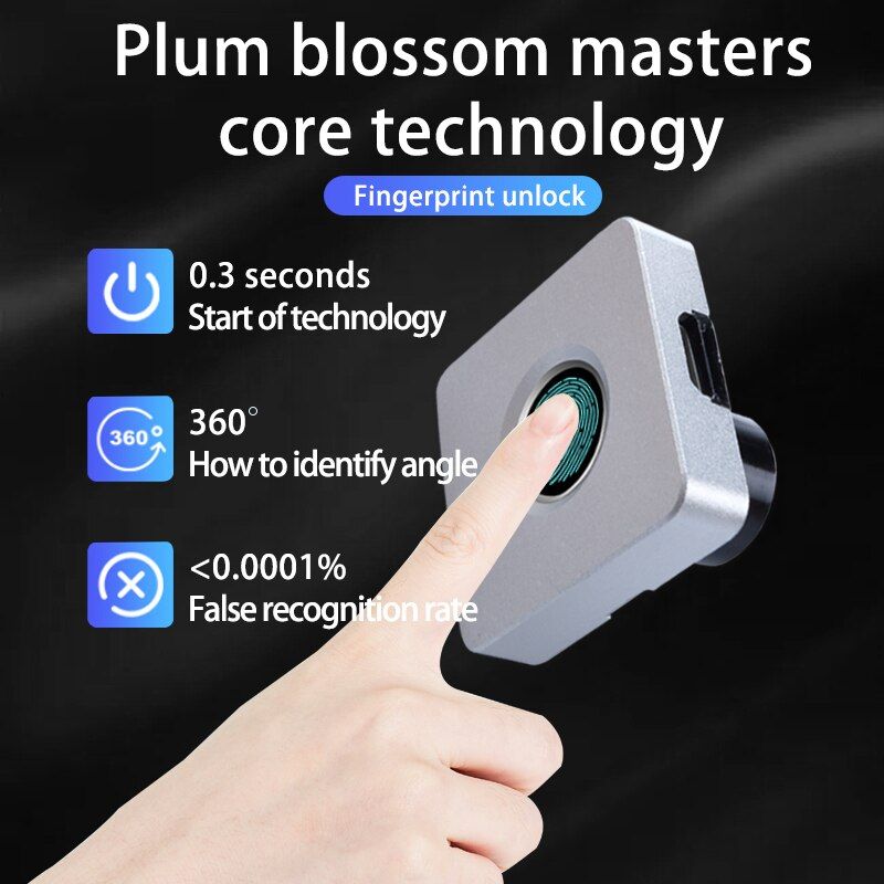 Smart Fingerprint Lock Biometric Office Electronic Lock Smart Lock Door Drawer Cabinet Lock Fingerprint Usb