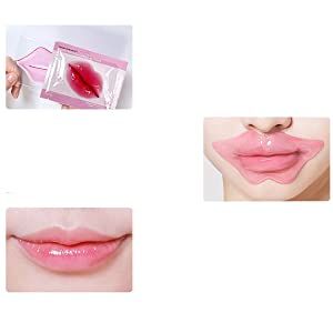 4 Pcs Lip Masks ,Moisturizing, Anti-Aging ,Plump Lips, Pink