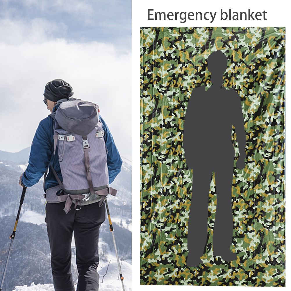 Emergency Thermal Blanket Folding Water Resistant Windproof