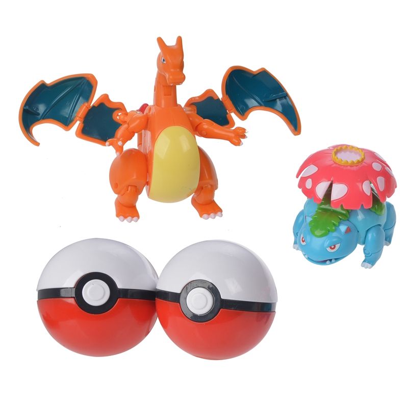 TOMY Pokemon Action Morphing Pokeballs Transformation