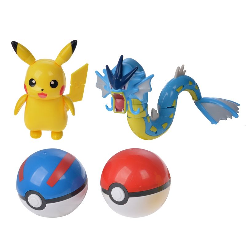 TOMY Pokemon Action Morphing Pokeballs Transformation